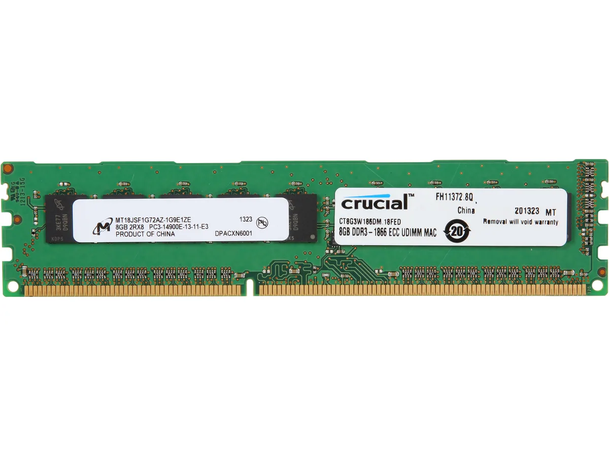 Crucial Crucial CT8G3W186DM 8GB DDR3 1866 ECC memory upgrade — product photo