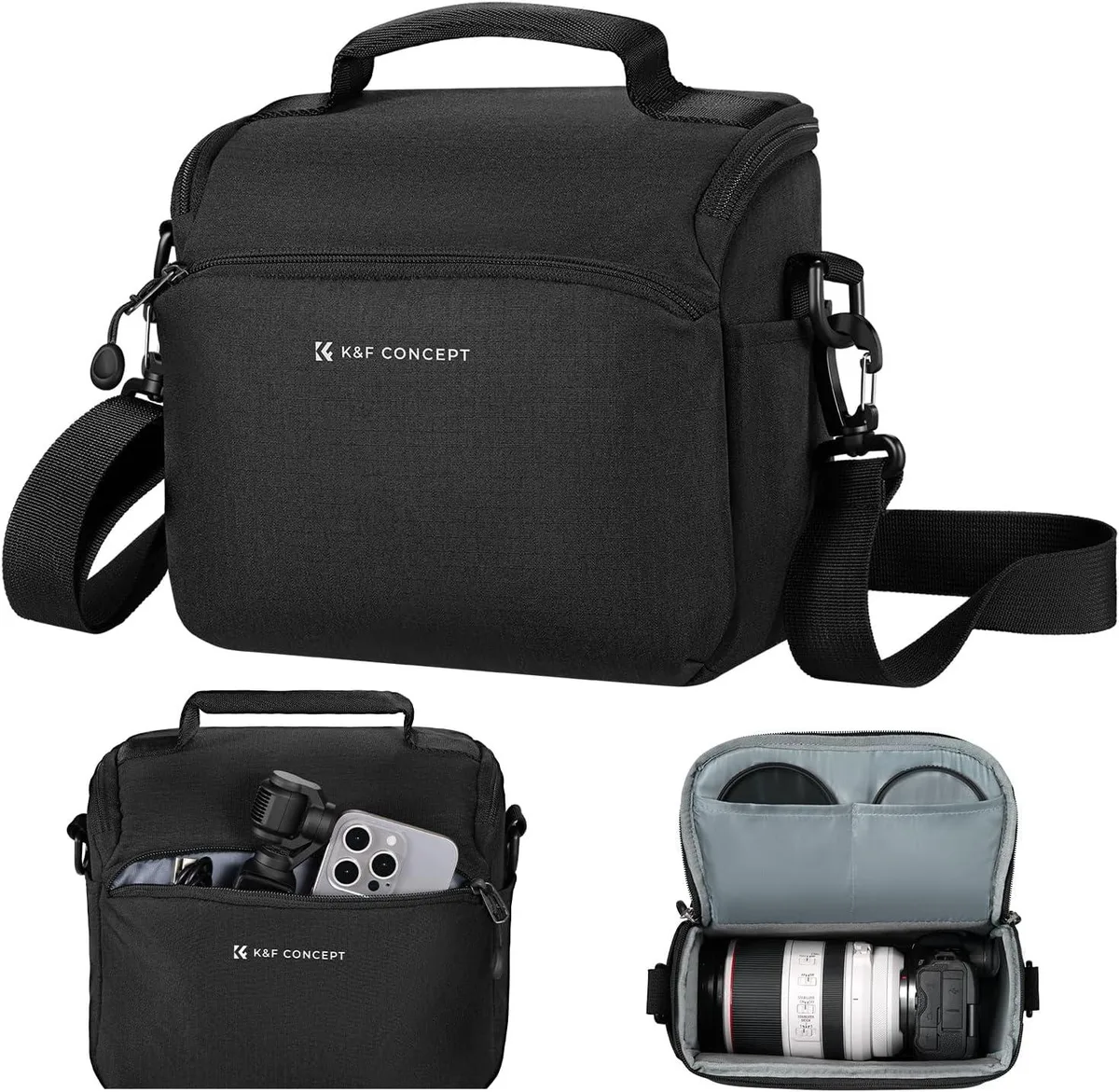 BFKK BFKK Small Crossbody Camera Case 9.1 x 7.3 x 5.1 in — product photo