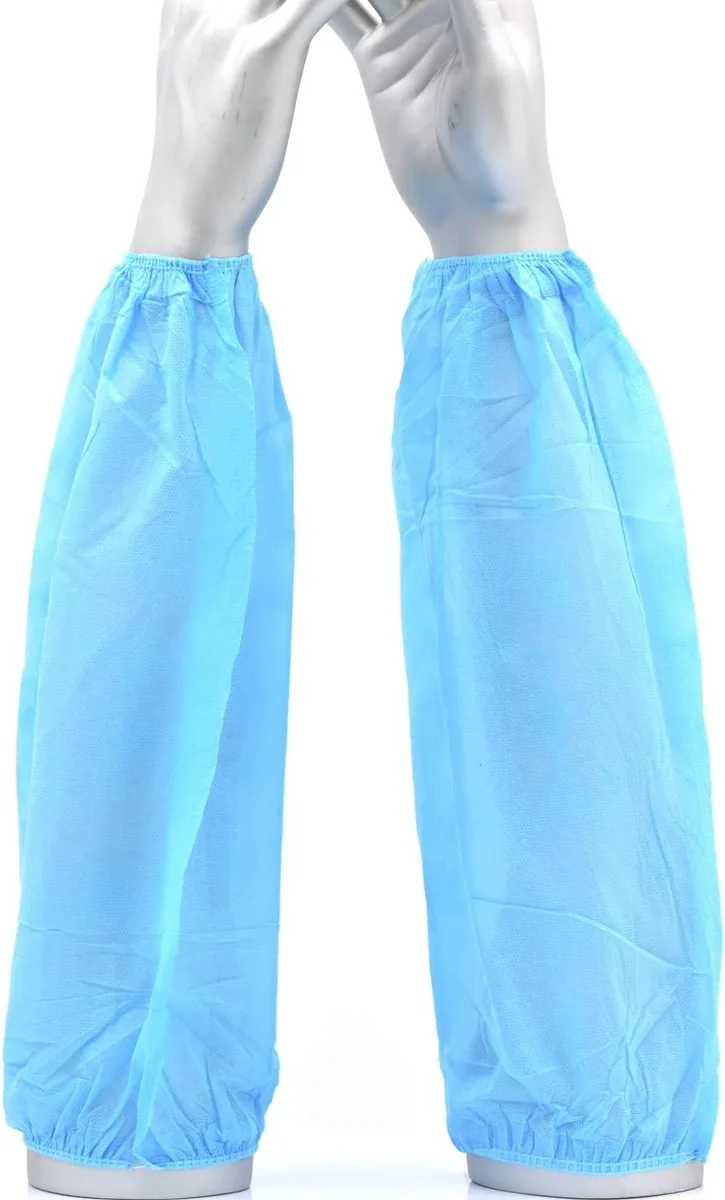 G &amp; F Products G &amp; F Products Non-Woven Arm Sleeves Blue 15 Inch 100 Pieces — product photo