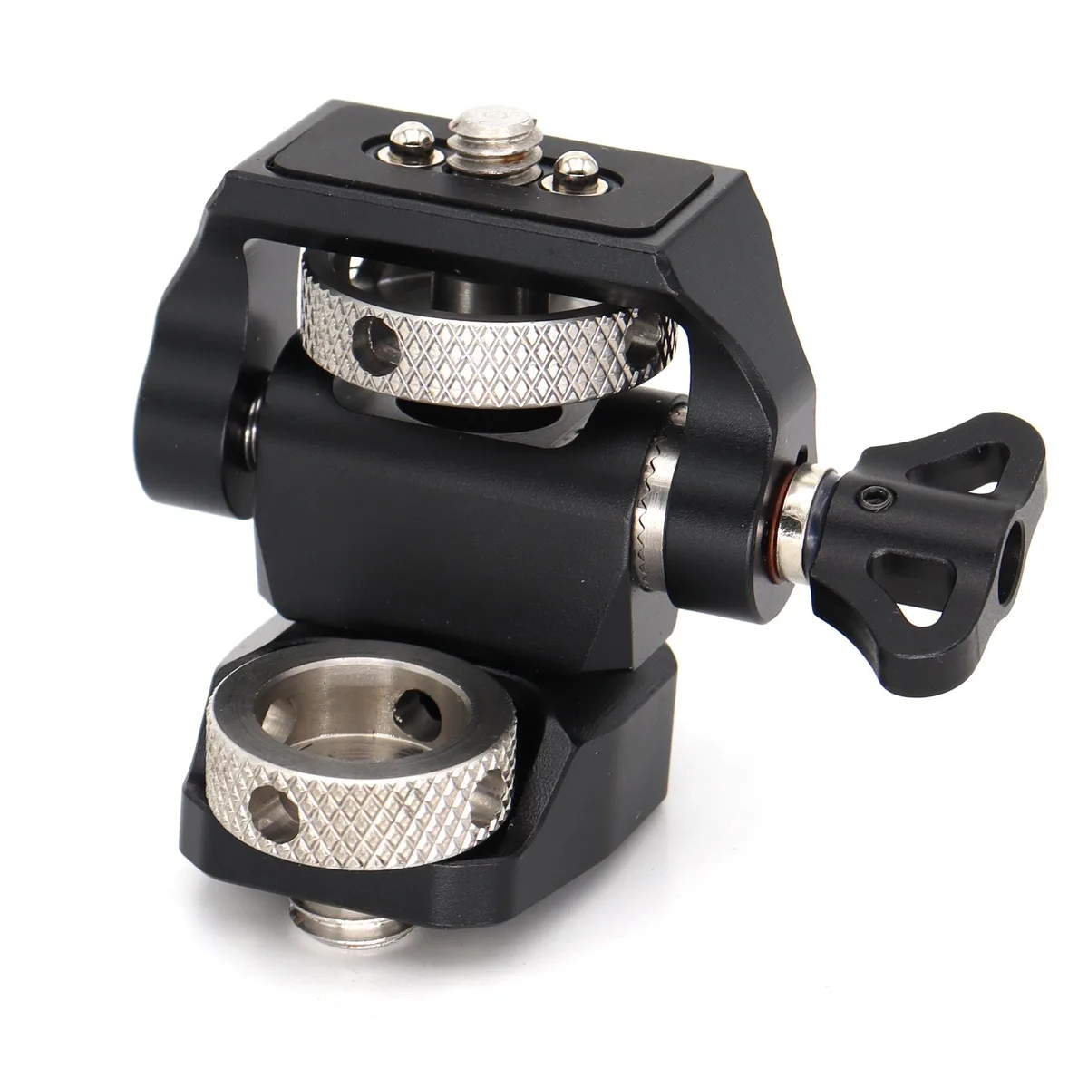 SZJELEN SZJELEN Adjustable Monitor Mount 3/8" ARRI 5/7in 360° Swivel 180° Tilt Black — product photo