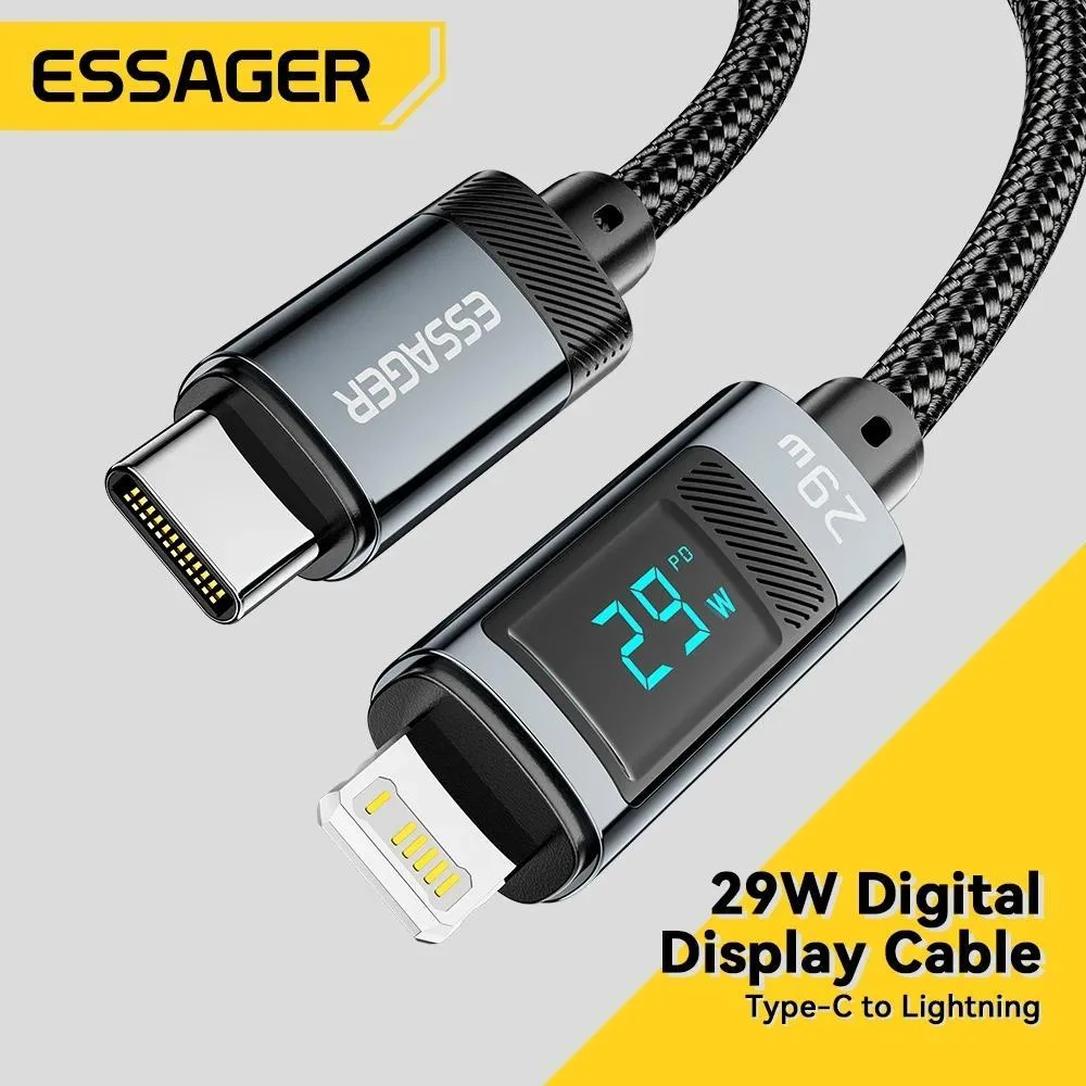 ESTONE ESTONE Essager HC29W USB-C to Lightning Cable 29W MFi 3.3ft — product photo