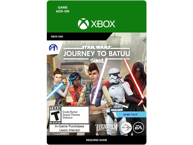 Electronic Arts Electronic Arts 7D4-00583 The Sims 4 Star Wars Journey to Batuu DLC XBOX One downloadable game — product photo
