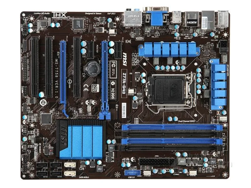 MSI MSI Z77A-G43 Intel Z77 motherboard LGA 1155 DDR3 32GB ATX — product photo