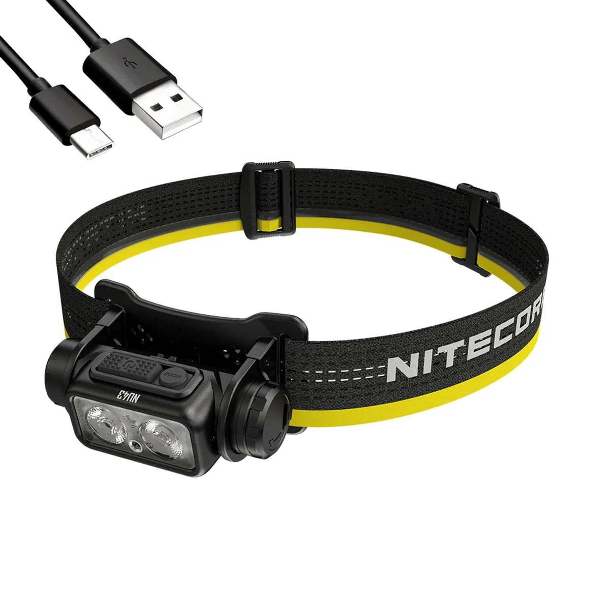 Nitecore Nitecore NU43 1400 lumen USB-C rechargeable headlamp — product photo