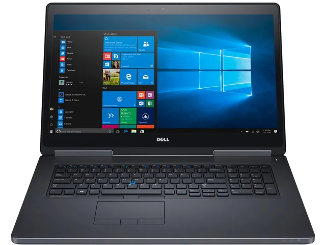 DELL DELL NE5-33300 Precision 7720 business laptop i7-6820HQ 32GB 512GB 17.3 FHD Quadro P3000 — product photo