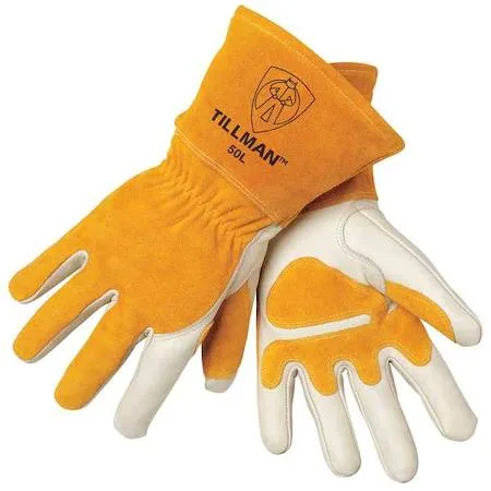 JOHN TILLMAN CO JOHN TILLMAN CO 50M MIG Welding Gloves Cowhide Palm M PR — product photo