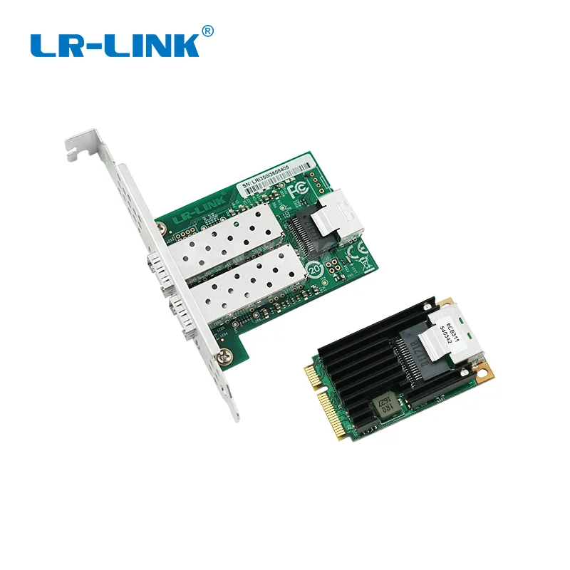 LR-LINK LR-LINK LRES2203PF-2SFP Mini PCIe 2-port Gigabit SFP network card — product photo
