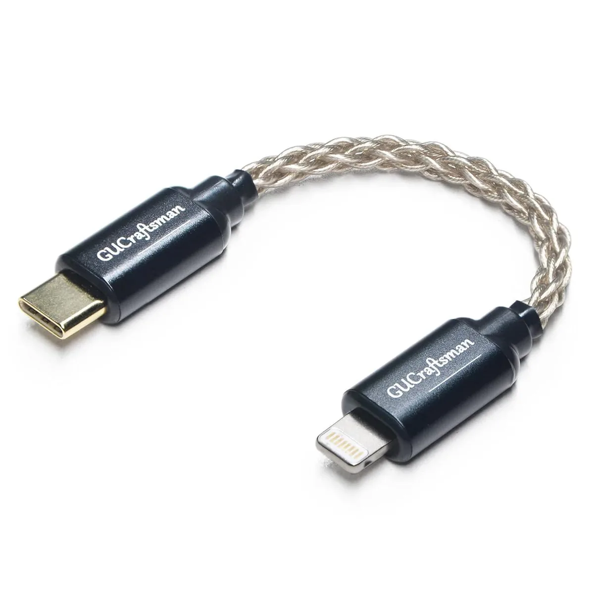 FLEANE FLEANE iOS to USB-C OTG Audio Adapter 6N Silver 26 AWG 8x19 — product photo