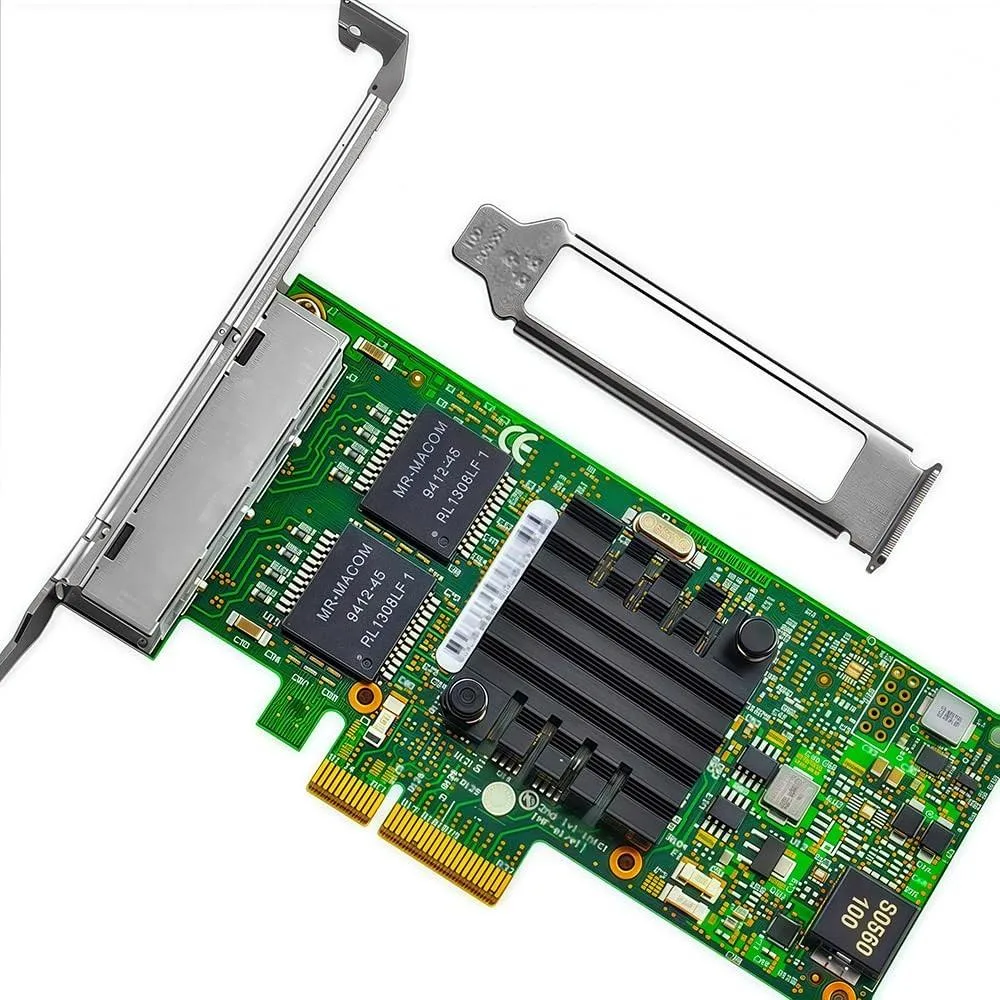 Adafruit Adafruit 4 Port 1GbE PCIe 2.0 x4 Network Card — product photo