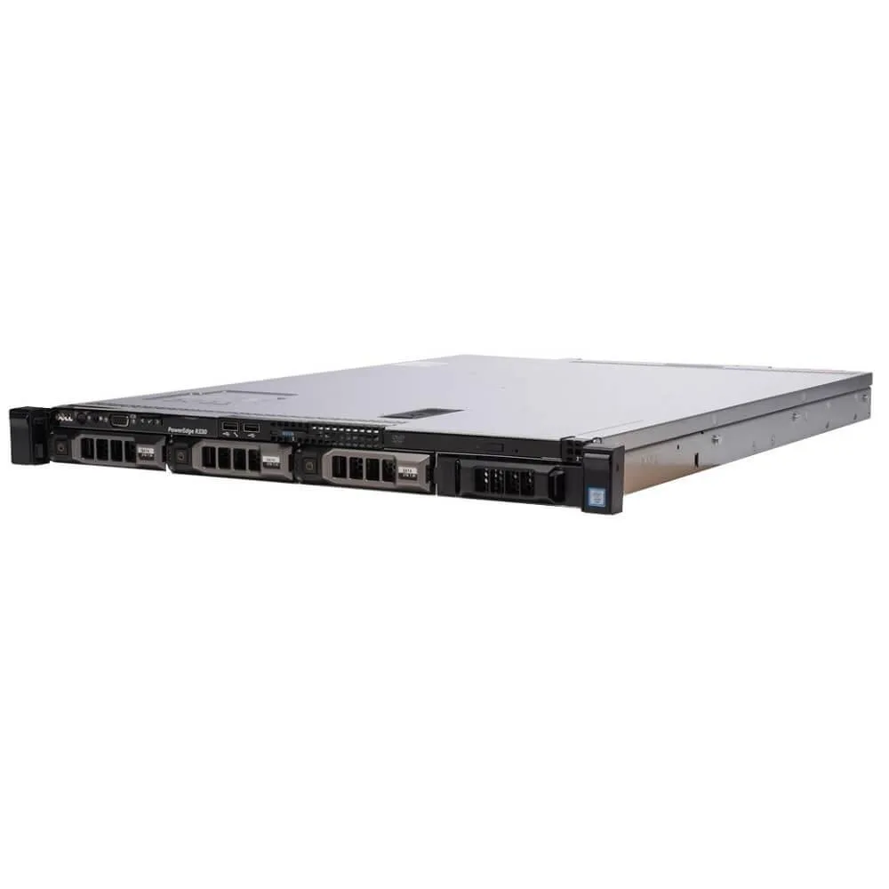 DELL DELL PowerEdge R330 1U rack server Xeon E3-1220 v5 3GHz 8GB DDR4 H330 2x 350W — product photo