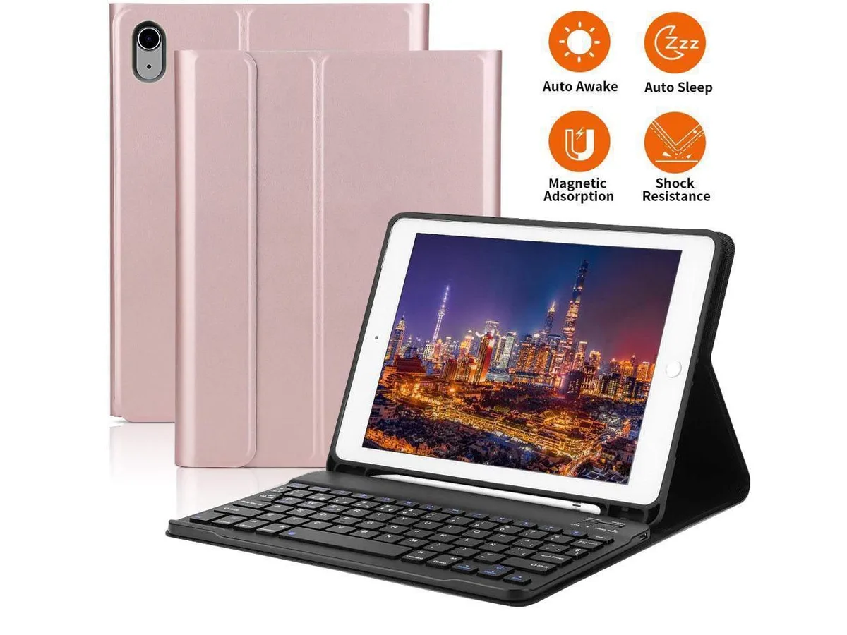 Werleo Werleo A2696 iPad 10th Gen 10.9" 2022 Keyboard Case Rose Gold — product photo