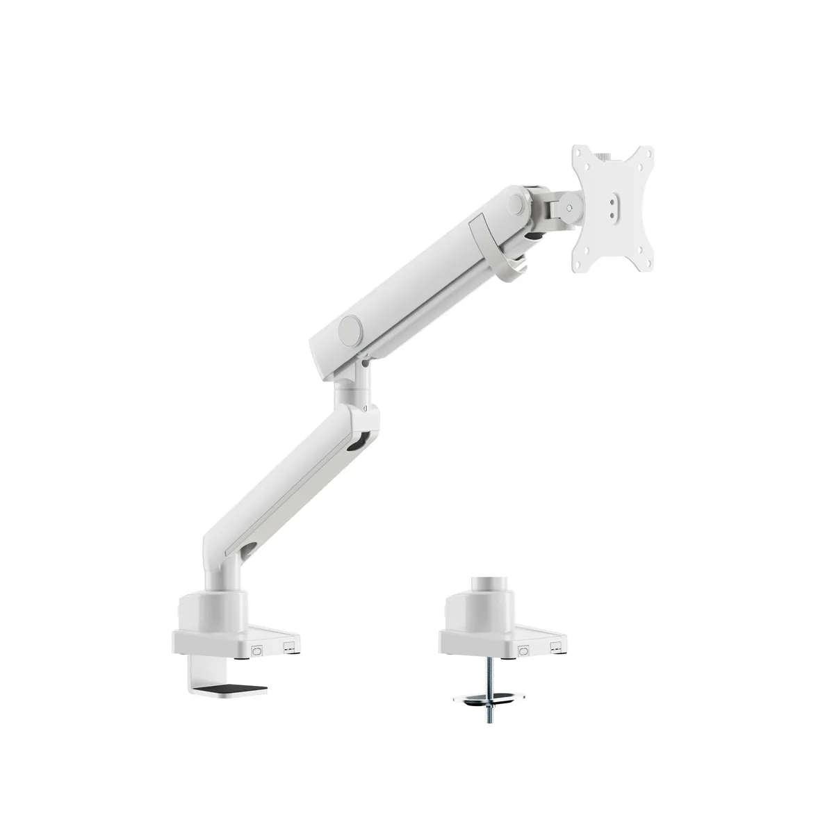Amer Mounts Amer Mounts HYDRA1B-W Single Articulating Spring Monitor Arm White — product photo