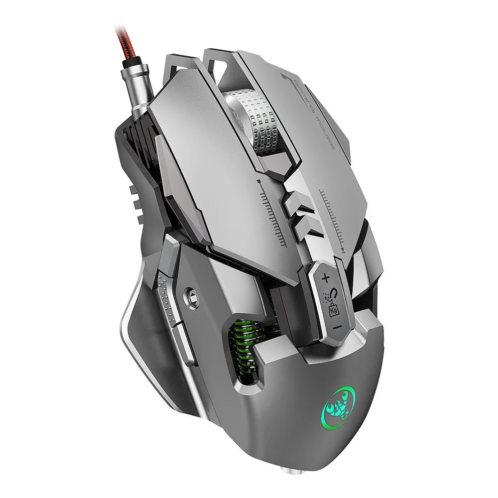 Hitoor Hitoor Gaming Mouse Wired 6400 DPI 7 Buttons Gray — product photo