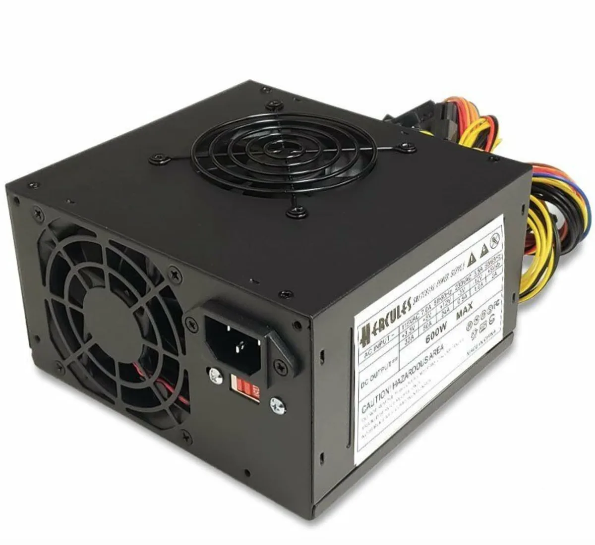 Hercules Hercules Dual Fan 600 W ATX Modular Power Supply — product photo