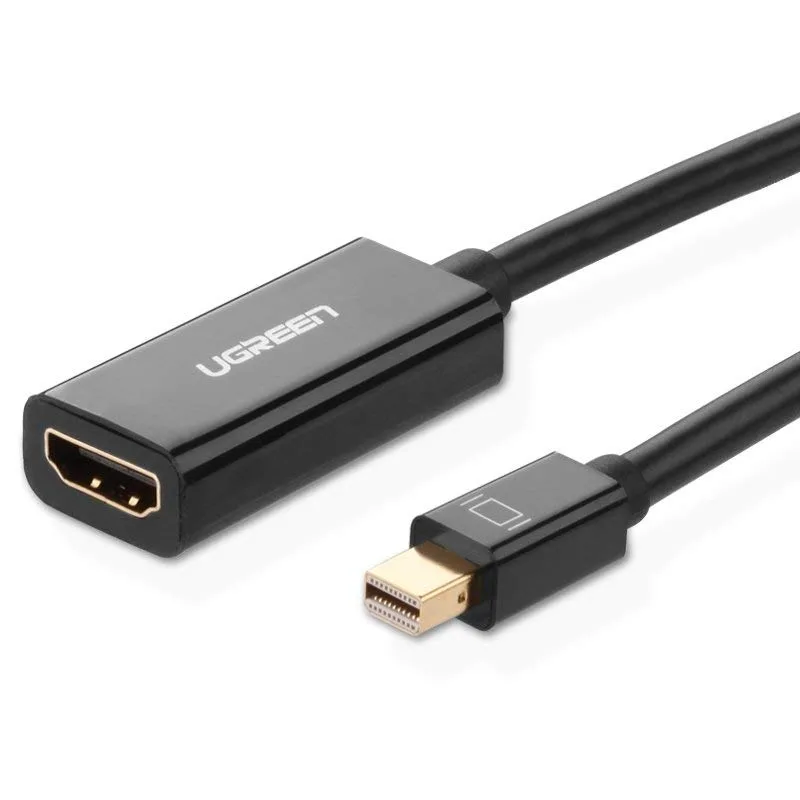 ESTONE ESTONE Mini DisplayPort to HDMI Adapter 1080p Black .8 ft — product photo