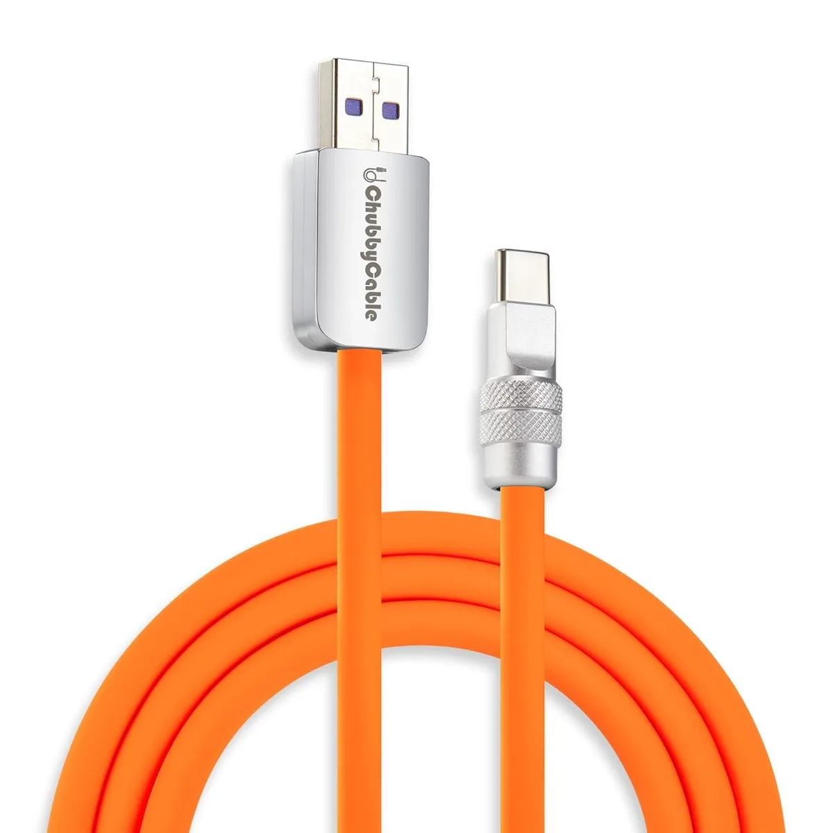 Kootion Kootion Chubby 2.0 USB-A to USB-C 120W Cable Orange 3.3FT — product photo