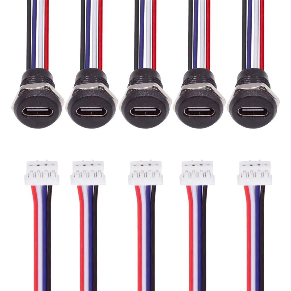 LORDWORLD LORDWORLD USB-C Female to 4-Pin Header Cable 17.5cm 24AWG 2.0mm Pitch 480Mbps — product photo