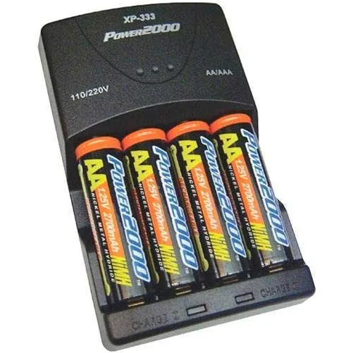 Vidpro Vidpro Power 2000 XP-333 4 AA NiMH 2950mAh Charger Kit 110/220v — product photo