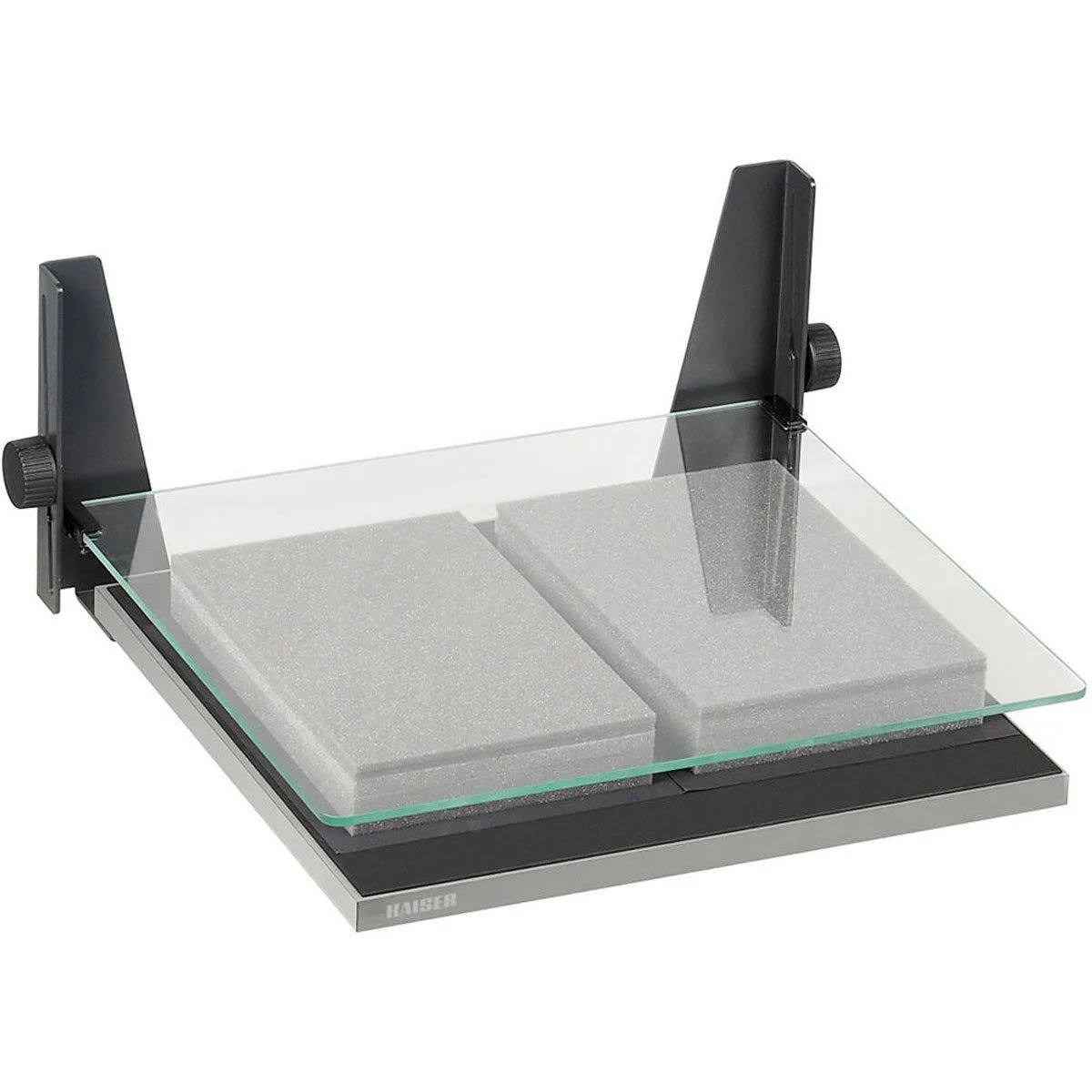 Kaiser Book Holder 44/51 with glass plate on coated base