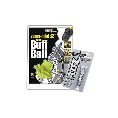 Flitz Flitz Buff Ball Super Mini 2" Yellow 1.76oz Polish — product photo
