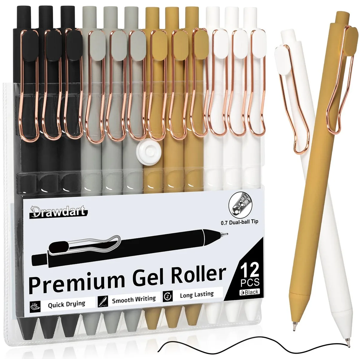  Dart Gel Pens 12 Pack 0.7mm — product photo