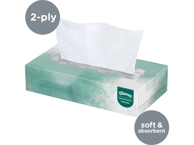 Kleenex Kleenex 21601CT Facial Tissue 2-Ply 48 Boxes 125 Sheets 6000 Total — product photo