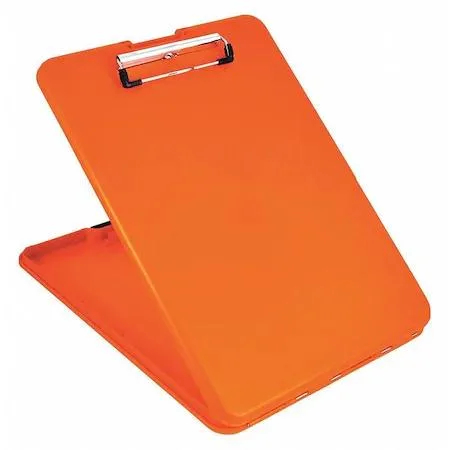 Saunders Saunders SAU00579 SlimMate Storage Clipboard .5" Clip .75" Compartment Orange — product photo