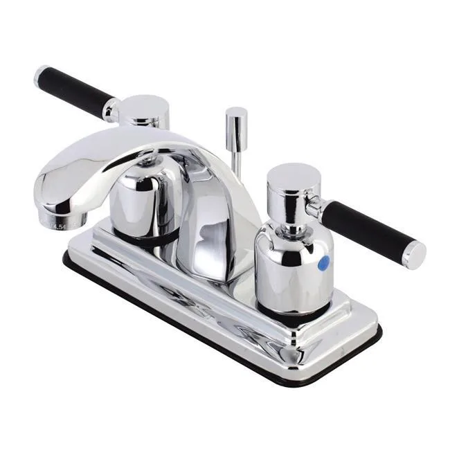 KINGSTON BRASS Kingston Brass KB4641DKL Kaiser Centerset Lavatory Faucet Polished Chrome — product photo