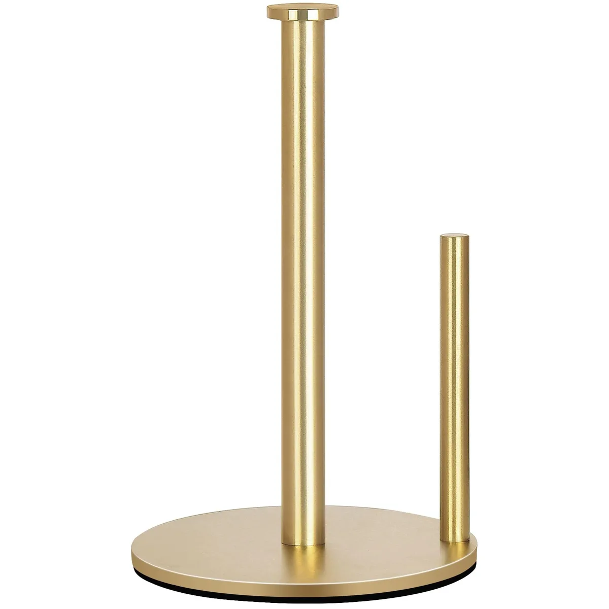 Gold stainless-steel countertop paper towel holder 12.2" H x 6.7" W x 6.7" D