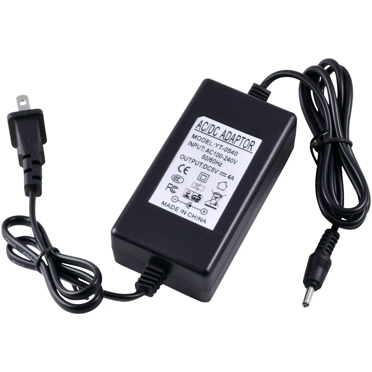 JacobsParts Inc. JacobsParts Inc. ADP-5V-B 5V 4A 20W 3.5x1.35mm power adapter — product photo