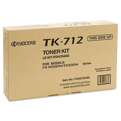 Kyocera Kyocera MPN-TK712 Black Toner Cartridge 40000 Pages — product photo