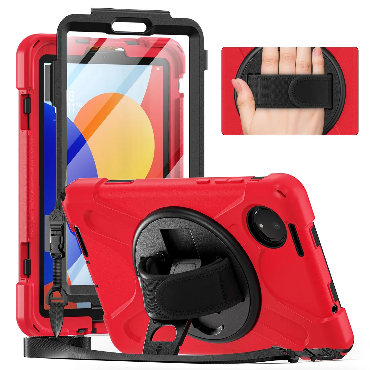 BONAEVER BONAEVER Case for Xiaomi Redmi Pad SE 8.7 inch 2024 Red — product photo