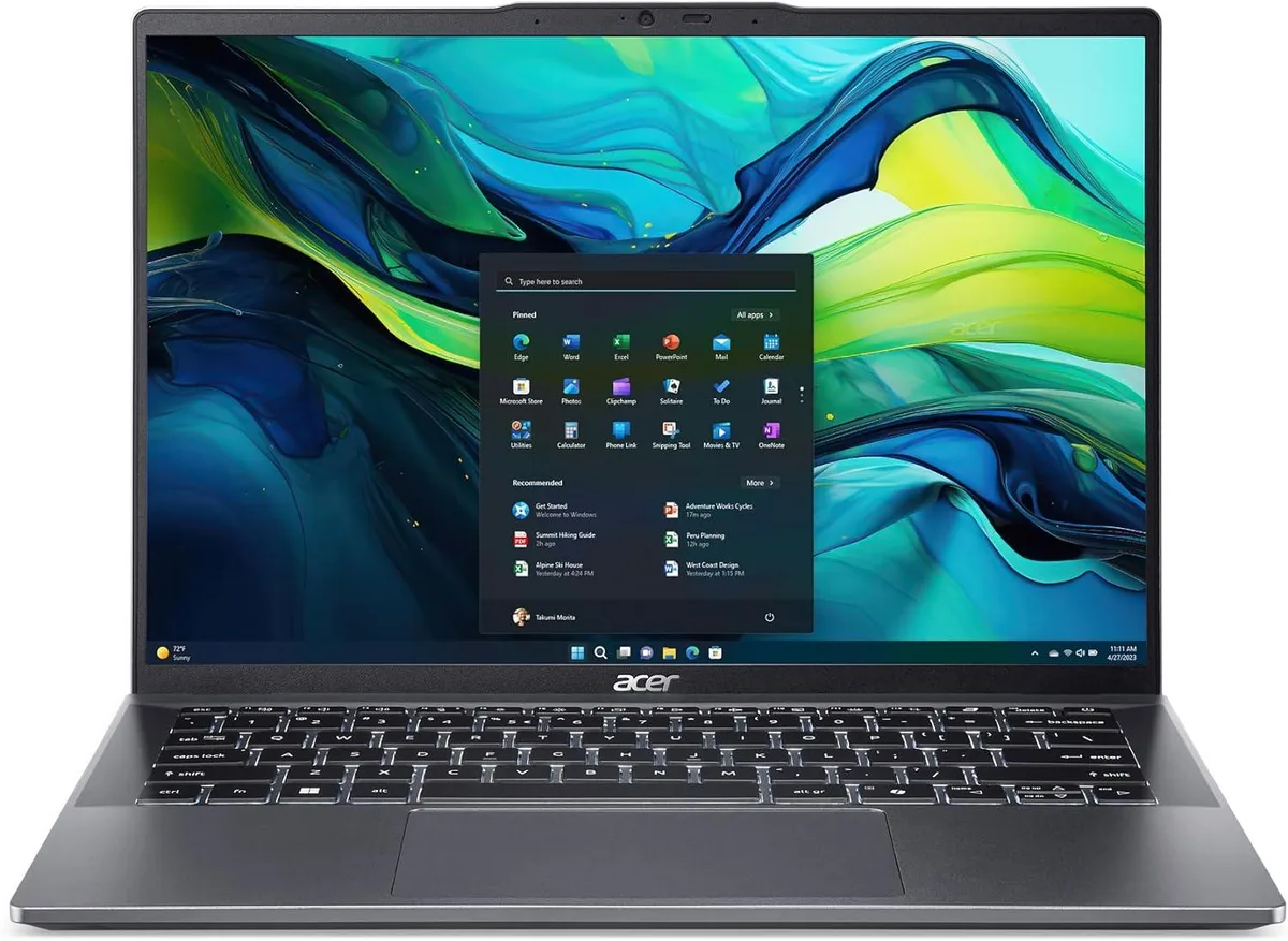 Acer America Acer Swift Go 14 SFG14-63T-R1F4 laptop Ryzen 7 8845HS 16GB 1TB touch — product photo