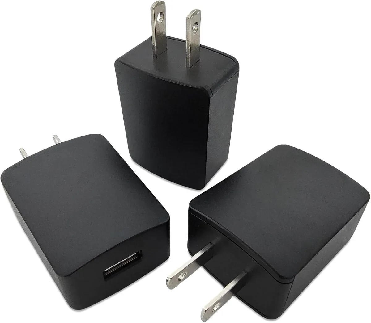 ONITOON ONITOON 5V2A USB Wall Charger 10W Black 3 Pack — product photo