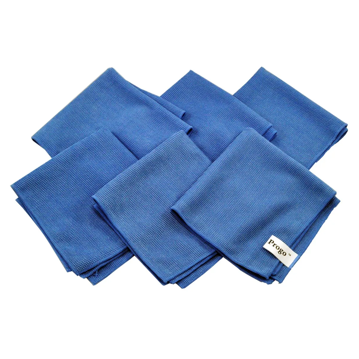  Scosche EL-PN-47314713 Microfiber Cleaning Cloths 6 Pack 12 inch Blue Interior Care — product photo