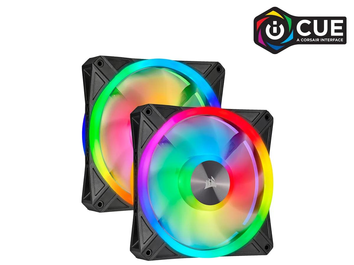 Corsair Corsair iCUE QL140 RGB Dual Pack 140mm Case Fan CO-9050100-WW — product photo