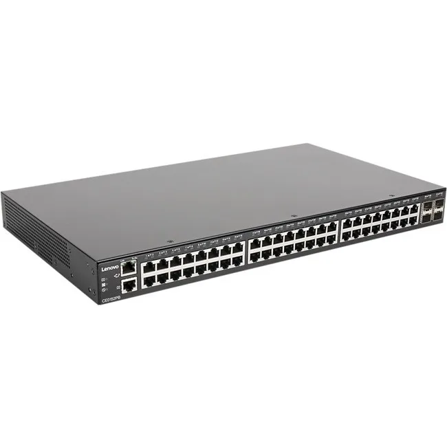 Lenovo Lenovo CE0152PB 48-port 10/100/1000Base-T 4x10G SFP+ Layer 3 network switch — product photo