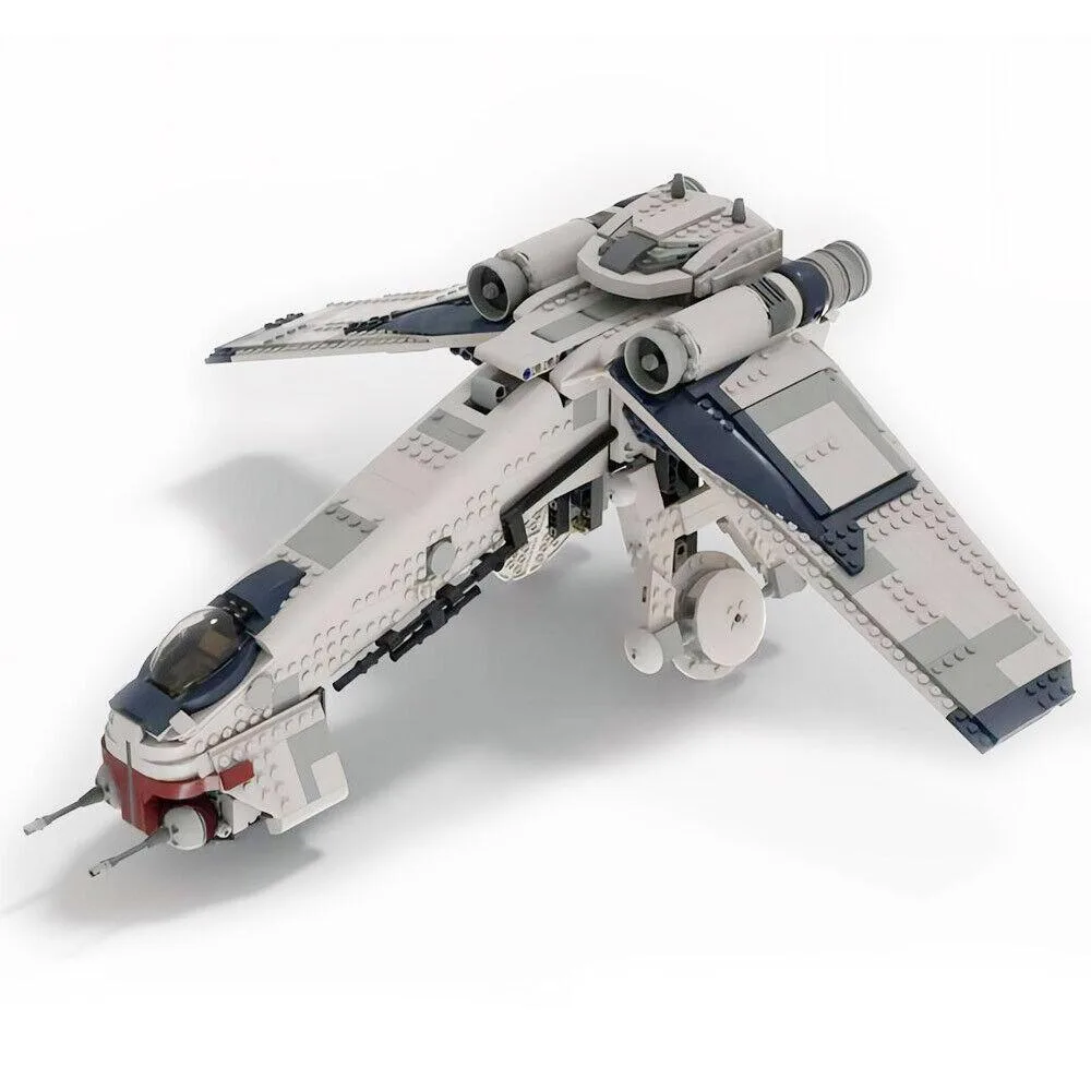 ZITIANYOUBUILD ZITIANYOUBUILD Republic Dropship V2 1307 Pieces Building Kit MOC — product photo