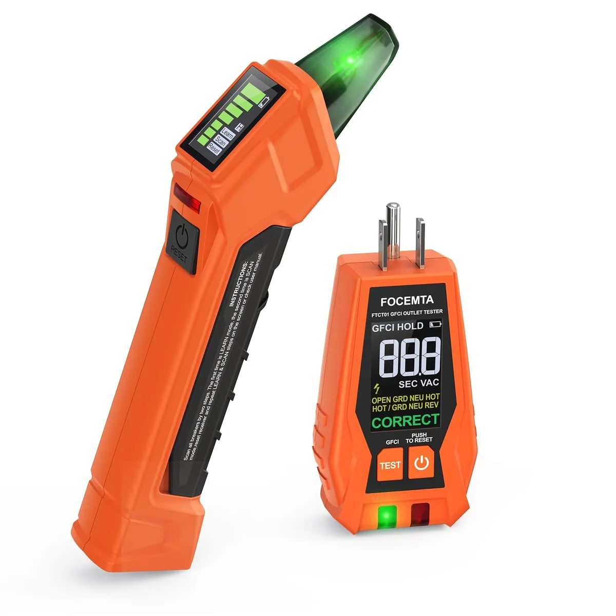  Circuit Breaker Finder GFCI LCD Display 90-135V Circuit Tracer electrical system tool — product photo