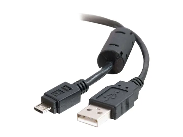 Cables To Go Cables To Go 27366 USB 2.0 A Male to Micro-USB B Male Cable Black 9.8 Feet — product photo