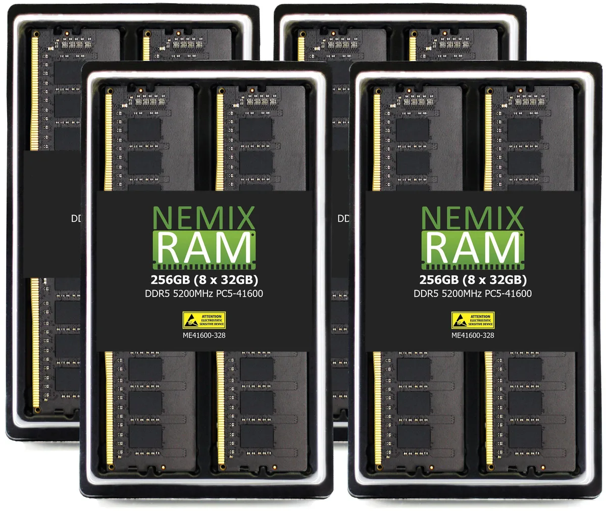 NEMIX RAM NEMIX RAM 256GB (8x32GB) DDR5 5200 ECC UDIMM server RAM — product photo