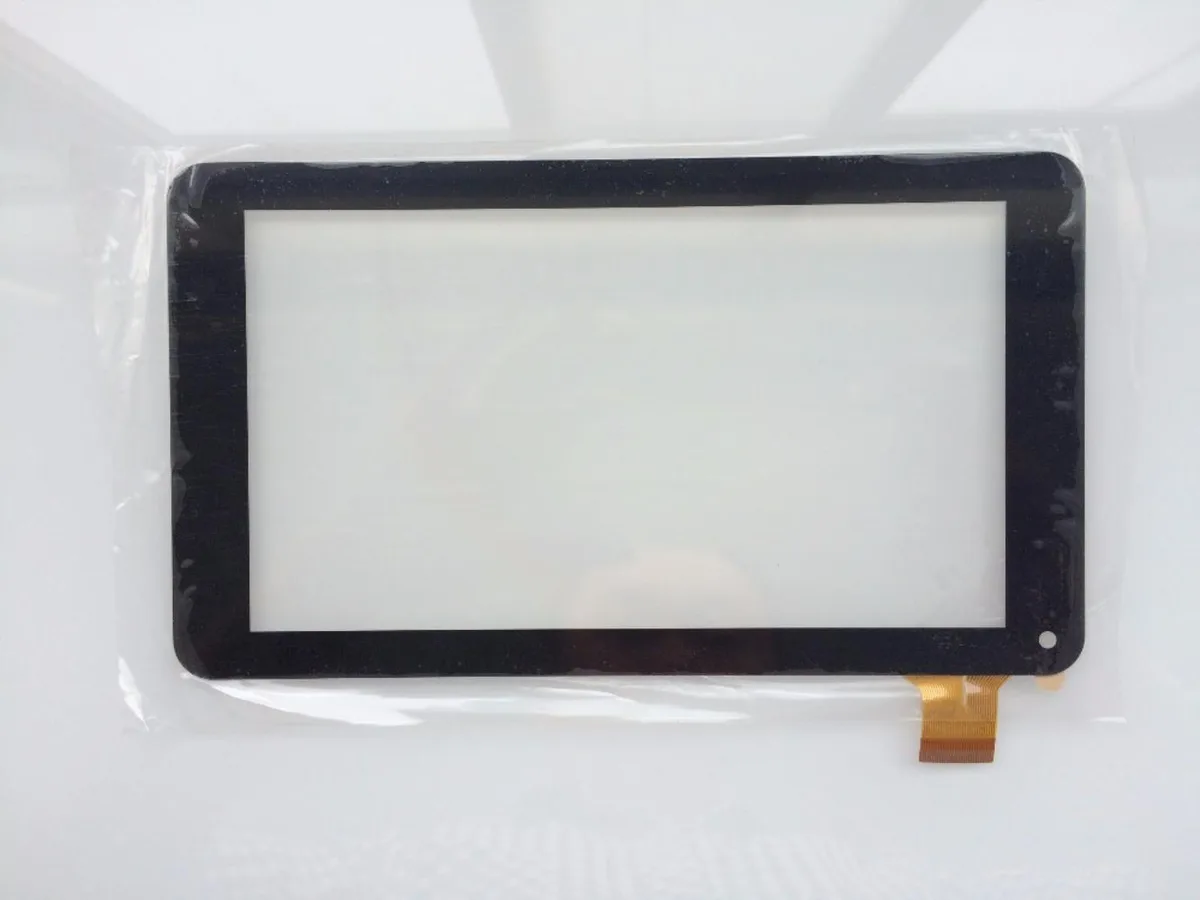 Black rectangular capacitive touch panel glass digitizer 186x106mm