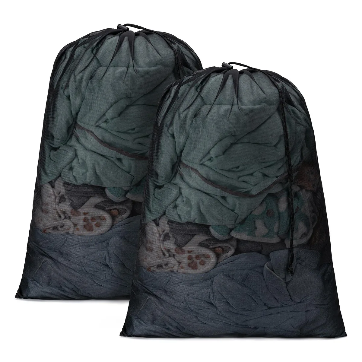 Aegero 2 Pack Mesh XL Laundry Tub 24 x 36 in Black — product photo