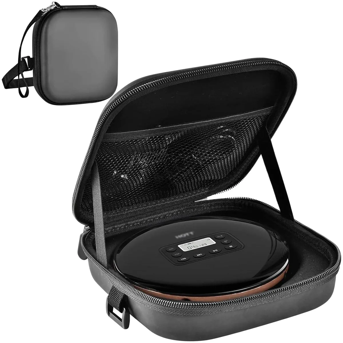  ANKHOH Series 1 CD Player Case with Belt Black 6.9in — product photo