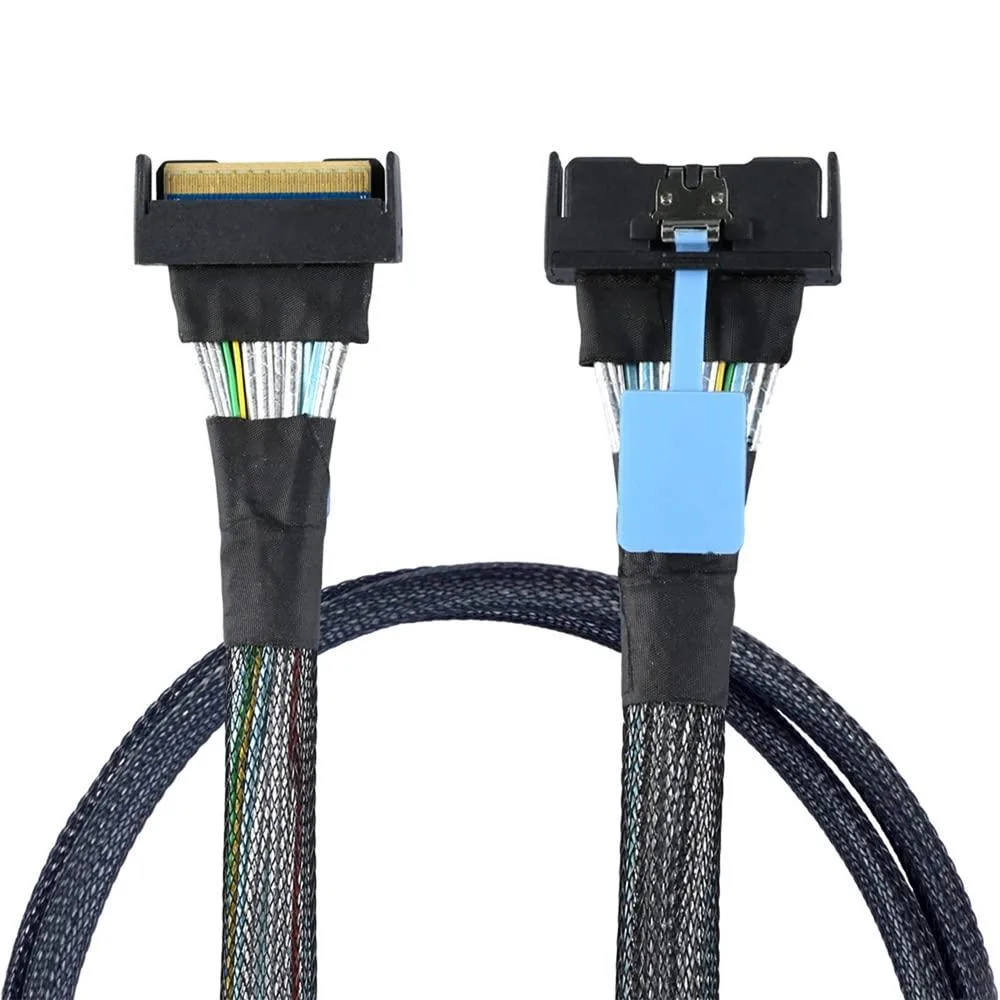 Vszerda Vszerda CA-001-BK MCIO SFF-8654 74Pin Male-to-Male SAS Cable 50cm — product photo