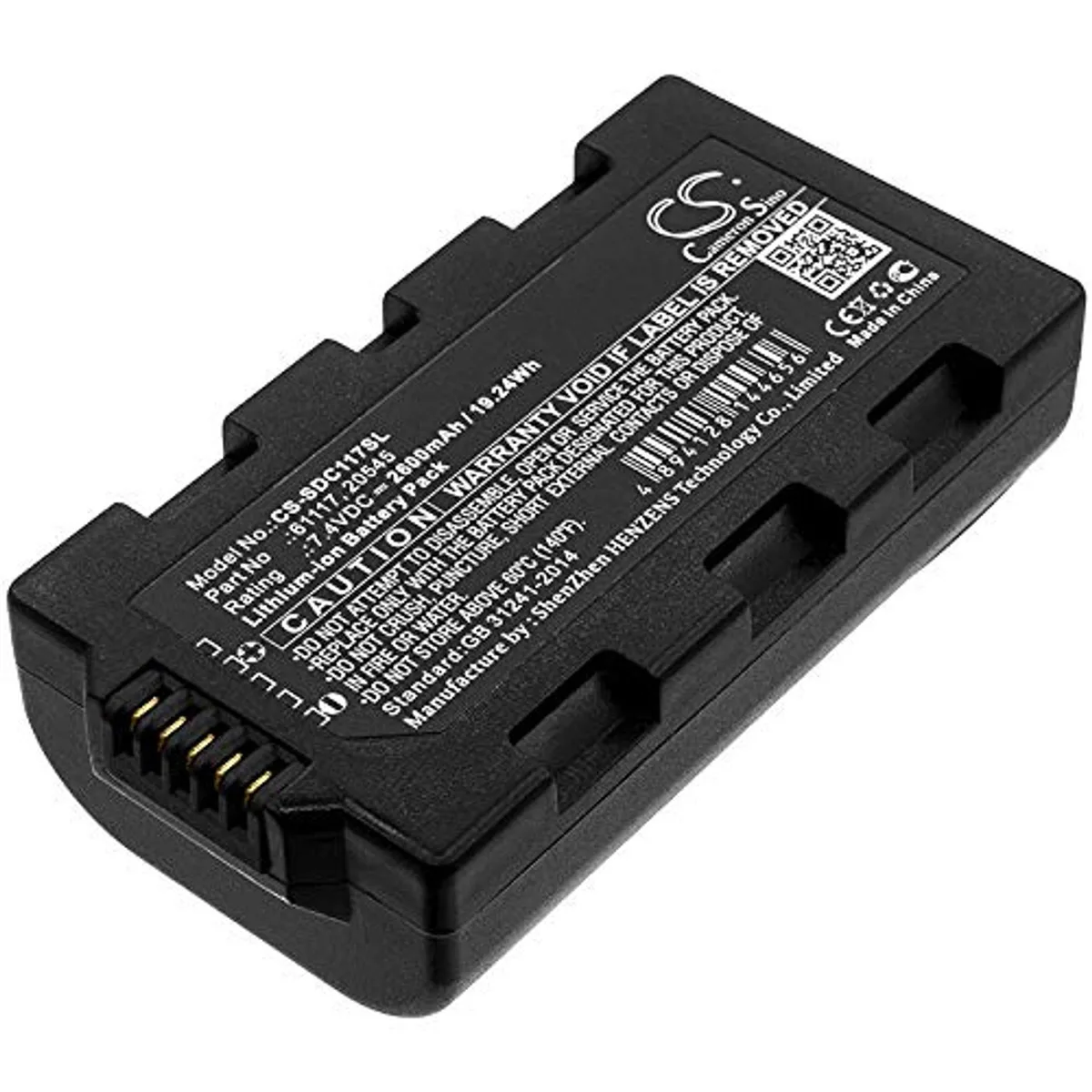  Cameron Sino 2600mAh 7.4V Battery for Juniper Mesa Field Topcon Tesla PN 20545 61117 — product photo