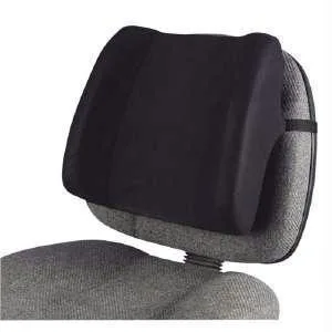 FELLOWES FELLOWES 91905 Backrest High Profile 13x12x4 Black office furniture — product photo