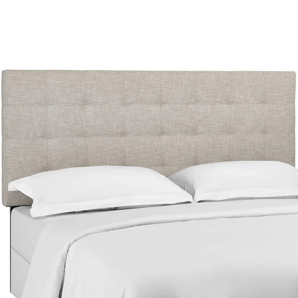 Modway Furniture Modway Furniture Paisley Tufted King/Cal King Upholstered Linen Headboard - Beige — product photo