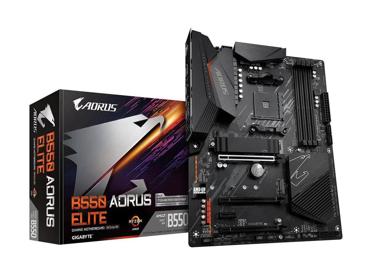 GIGABYTE GIGABYTE B550 AORUS ELITE AMD motherboard — product photo