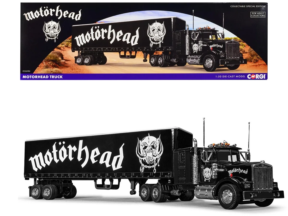Corgi Corgi "Motorhead" Transport Truck Black 1/50 Diecast Hobby Collectible — product photo